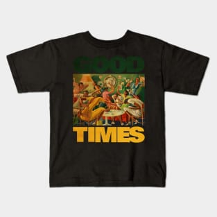 VINTAGE GOOD TIMES HAPPY DAY BLM Kids T-Shirt